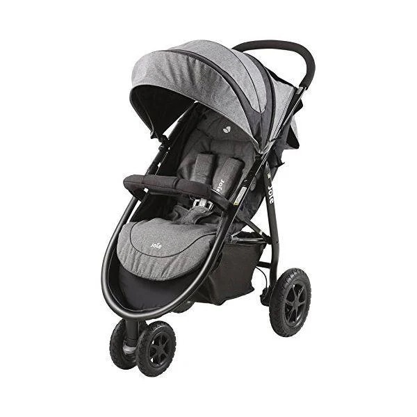 Joie ジョイー 41643 三輪ベビーカー ライトトラックス エア(クロム) リクライニング レインカバー付 ベビー用品