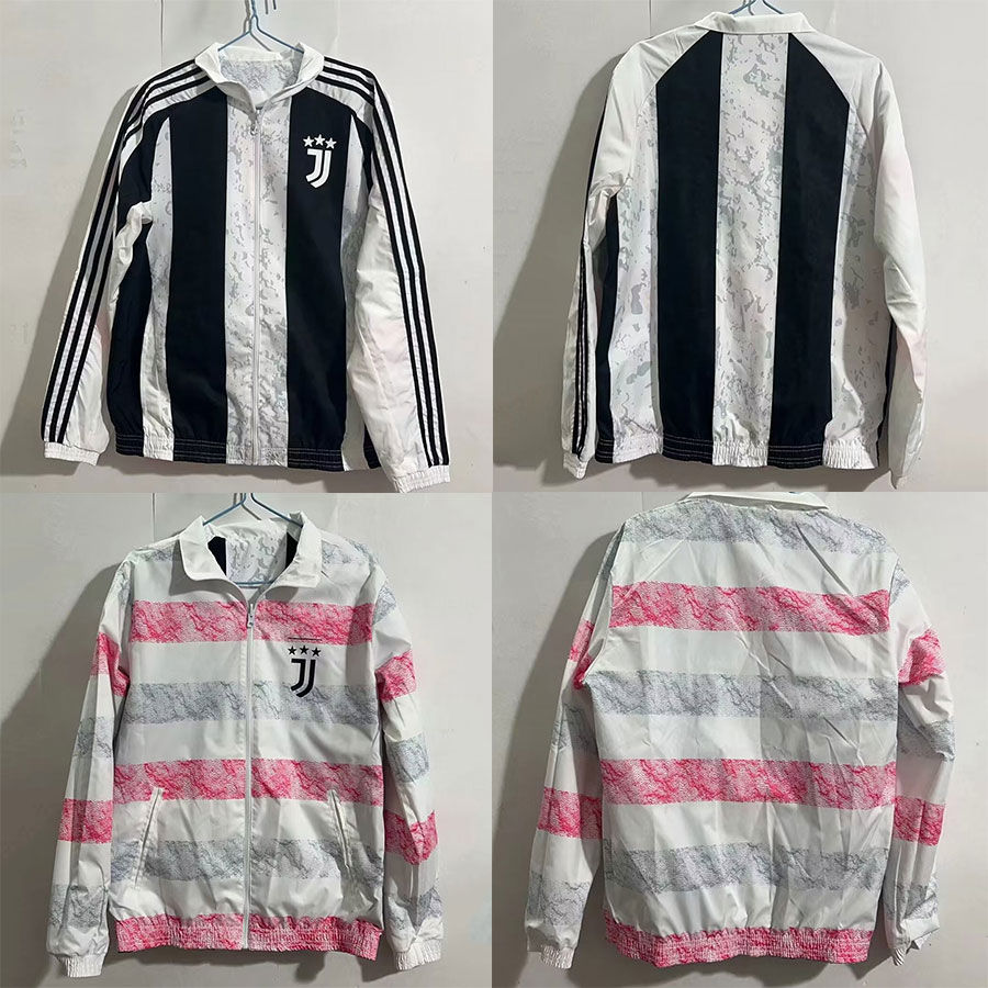 2425ユベントストレーニングスーツ外観ユニフォームジャージーメンズ長袖の長袖のウィンドブレイカージャケットユニフォーム秋と冬スタイル