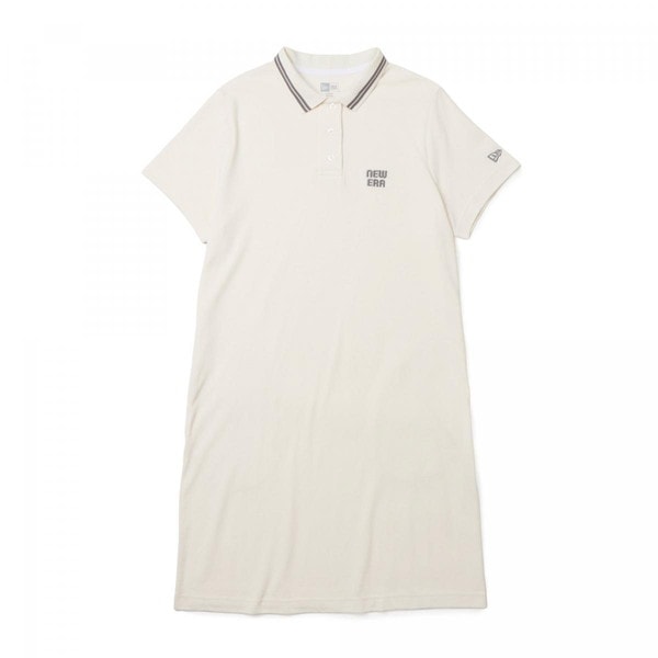 NEWERA ニューエラ NEW ERA Womens 半袖 ポロワンピース 鹿の子 アイボリー ゴルフ 14859863 レディース