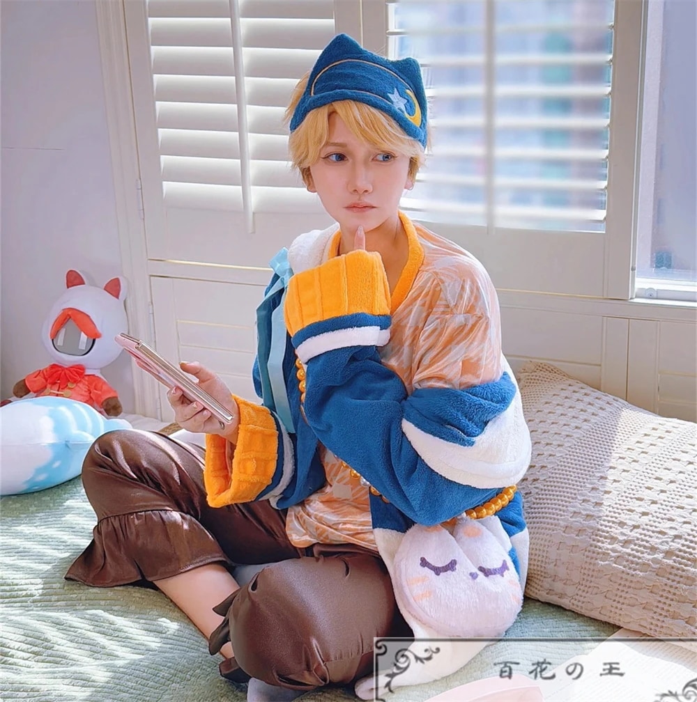 あんスタ クロススカウト・アットホーム／のびのびcat 気づかい＠ホーム 鳴上嵐 緊張＠ホーム 仁兎なずな 爽快＠ホーム 明星スバル コスプレ衣装 12,312円