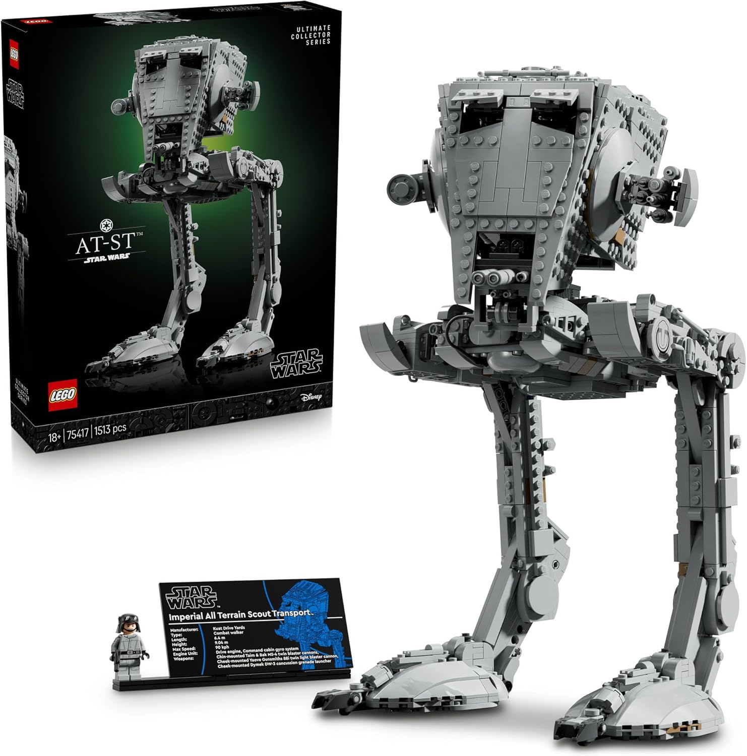 レゴ(LEGO) スター・ウォーズ AT-ST(TM)ウォーカー おもちゃ 玩具 誕生日 プレゼント ブロック 男性 女性 宇宙 対戦 ロボット 75417