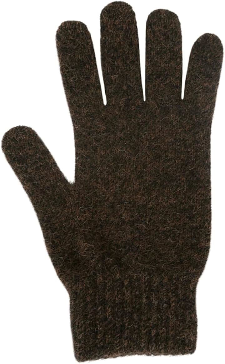 ポッサムメリノ 手袋 防寒 防風 保温グローブ 男女兼用 暖かい ウール手袋 自転車 バイク アウトドア 通勤通学 暖かい手袋 秋 冬用( ブラウン, L)