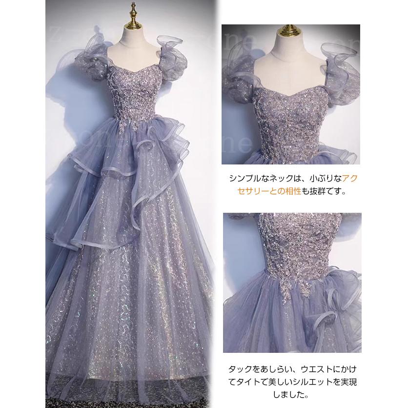 ドレス レディース 新作 ウエディングドレス パーティー エレガント 上品 花柄 レース 体型カバー お姫様 着痩せ 成人式 結婚式 披露宴 二次会 ピアノ