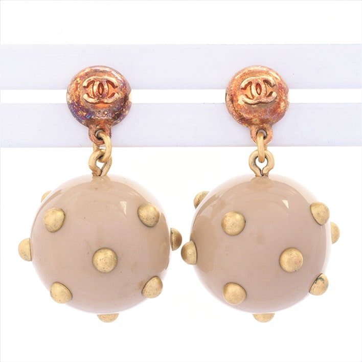 シャネル スタッズ ボール ドット スウィング【ピアス】