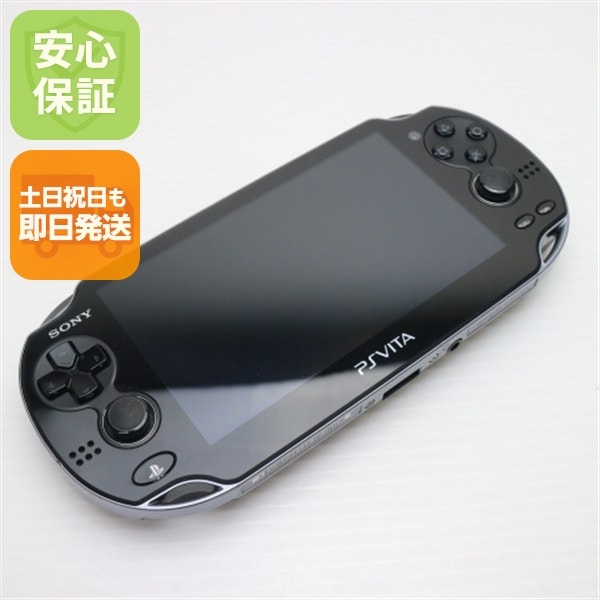 美品 PCH-1000 PS VITA ブラック game SONY PlayStation Wi-Fi 22