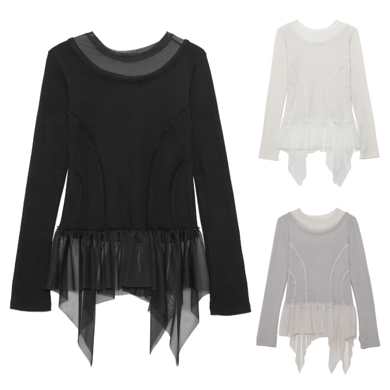 【FLAREUP】 LAYERED LACE FRILL LONG SLEEVE : 3COLORS 8,496円