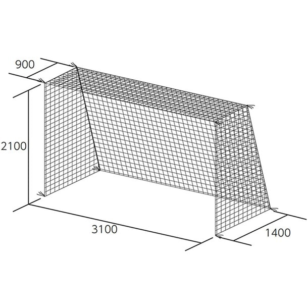 ハンドゴールネット(ケン) ハントドッチネット (b6028)