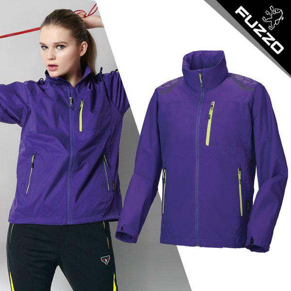 ウーマンズ ウインドブレーカー ジャケット (FZ317-5) パープル_イ