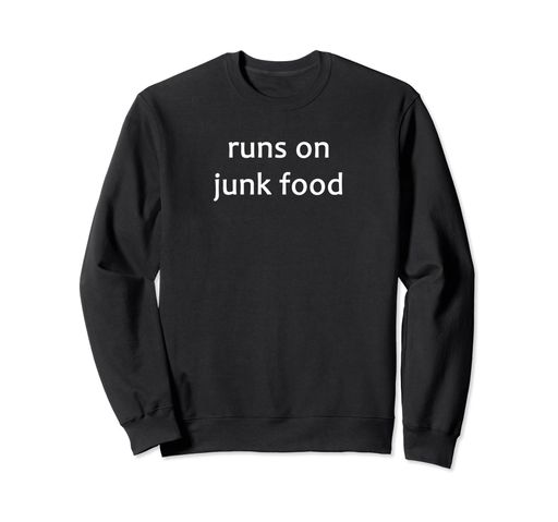RUNS ON JUNK FOOD ファニー 高コレステロール トレーナー