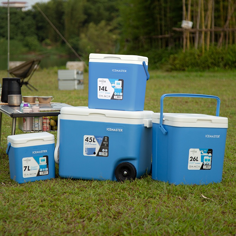 アイスマスター 保冷ボックス アイスボックス付き 夏キャンプ ピクニック クーラーボックス ポータブル 7l 14l 26l 保冷ボックス
