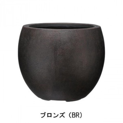 グリーンポット 植木鉢 バンドール ボール ブロンズ 42cm EB-BB4235BR