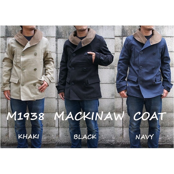 USタイプ Ｍ1938マッキーノコート JC064YN ブラック Sサイズ