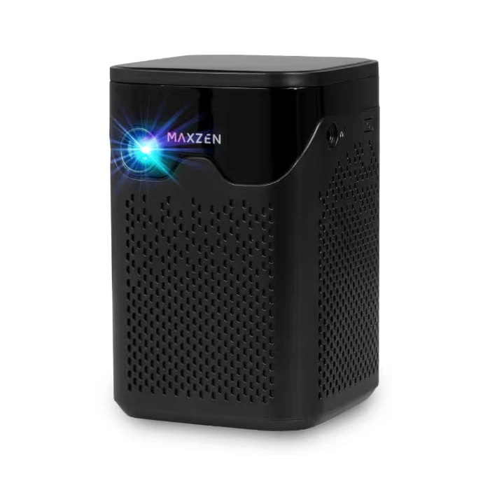 ポータブル プロジェクター 120ANSIルーメン DLP方式 ポータブルスマートプロジェクター 7000mAh MP-D12HC-BK ブラック