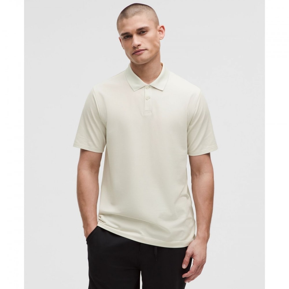 Pique クラシックフィットショートスリーブポロ-BONE