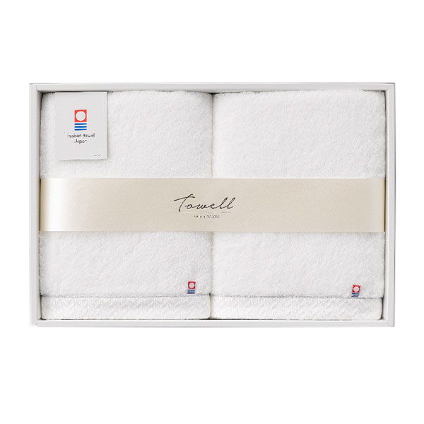 Towell トゥウェル バスタオル 2枚セット BOX入り TW-2100 ギフトセット