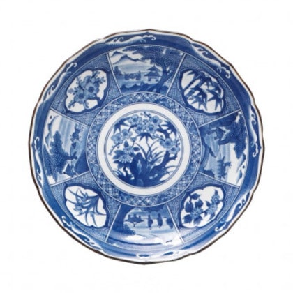 光洋陶器 花伝 四君子 尺二皿 54917014