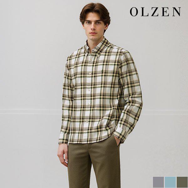 [] マルチチェックカジュアルシャツ (ZOD3WC1303)