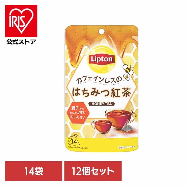 リプトン カフェインレスのはちみつ紅茶 ティーバッグ 14袋×12個 キーコーヒー