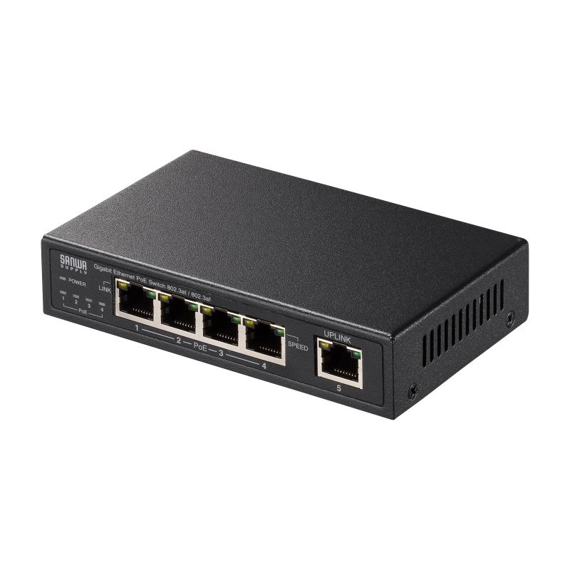 ギガビット対応PoEスイッチングハブ LAN-GIGAPOE52 15,464円