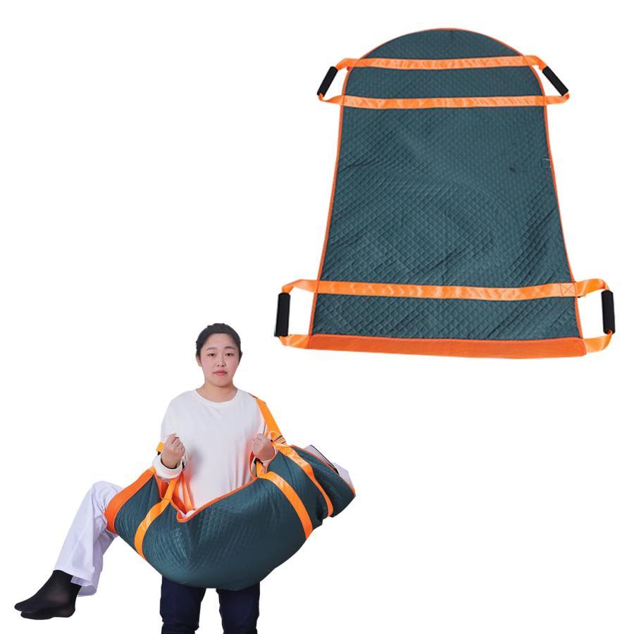 【2023最新改良版】移乗シート 介護用品 高齢者 移乗シート リハビリ 移乗シート 寝返り 移乗シート 麻痺者/長期寝たきり/足や足が不便な方用 簡易担架 布担架