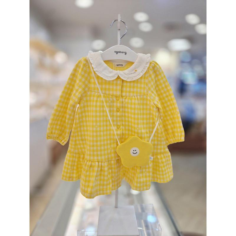 デイチェックオープンワンピース(バッグ)01T124058