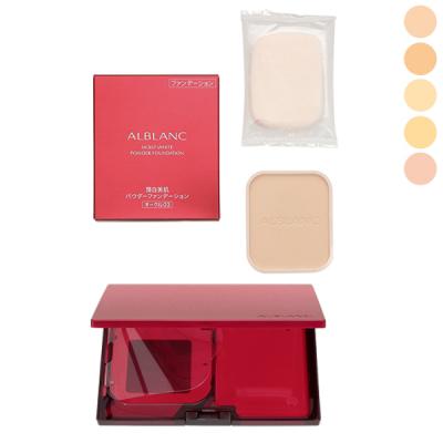 【セット】 花王 アルブラン ALBLANC 潤白美肌パウダーファンデーション ケース付 SPF21 PA+++ 9g