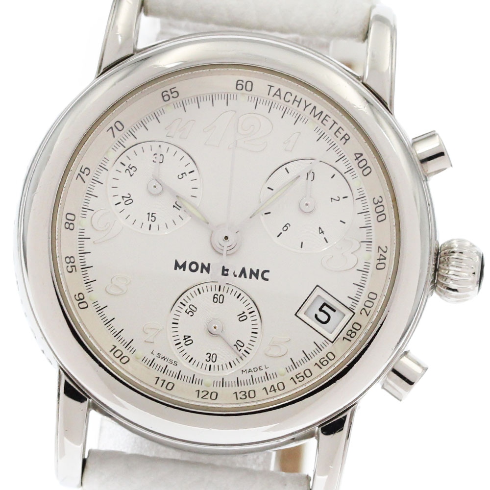 モンブラン MONTBLANC 7039 マイスターシュティック クロノグラフ クォーツ レディース _875479【中古】