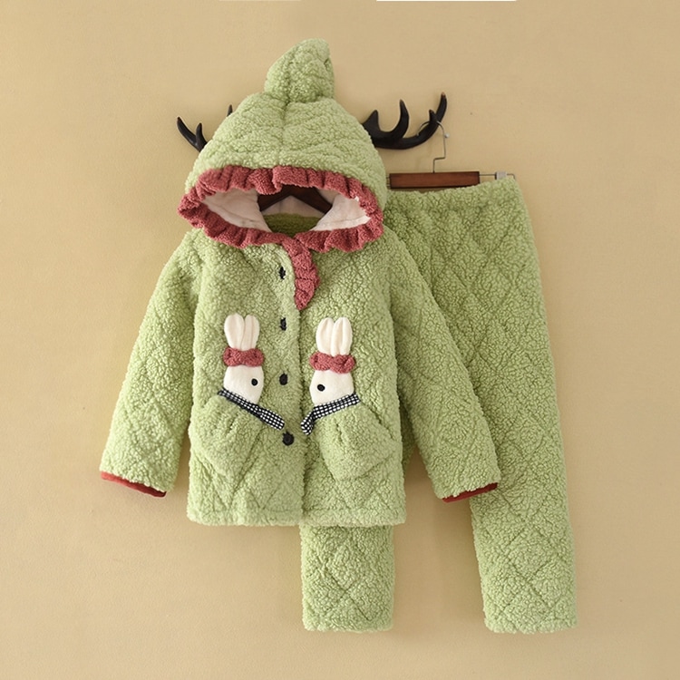 パジャマ 部屋着 キッズ 男の子 女の子 前開き ルームウェア 韓国 秋冬 セットアッ 120 13