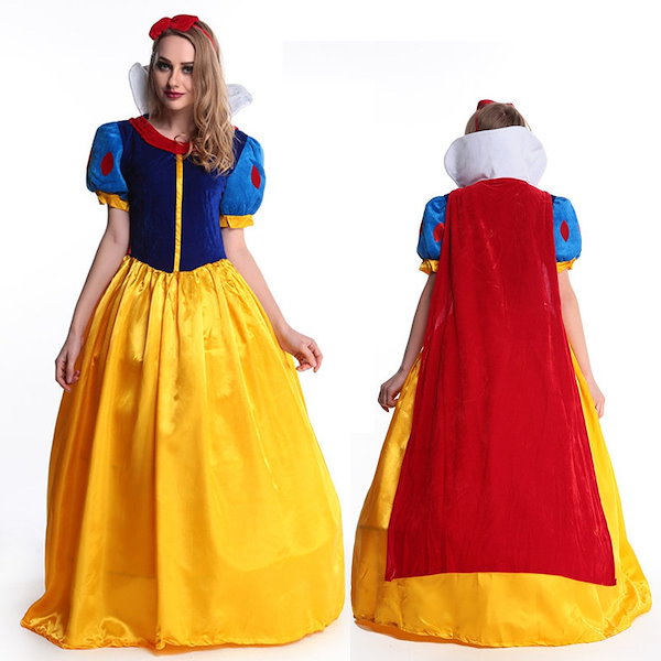 白雪姫 コスプレ ドレス ロングパニエ フルセット ディズニー 白雪姫 コスプレ ドレス ロングパニエ フルセット ディズニー 実物撮影
