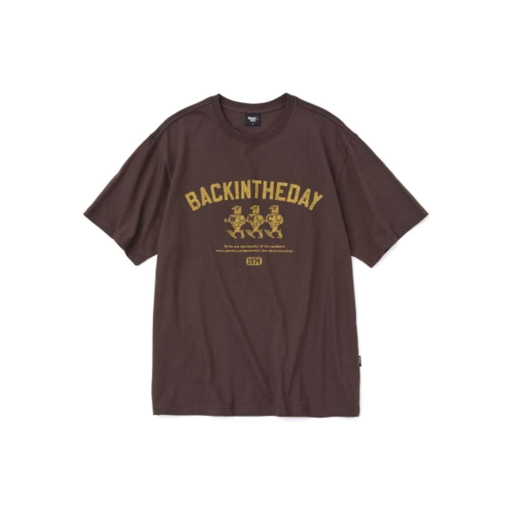 WMC Back Number T-Shirt BROWN O-MOBAS5M63325
