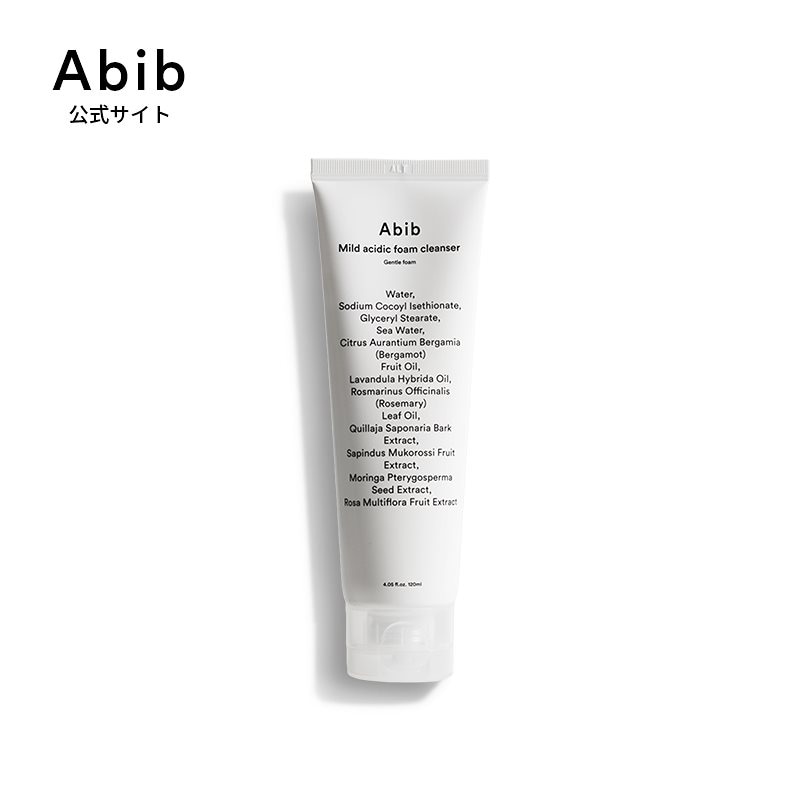 abib mild acidic foam cleanser