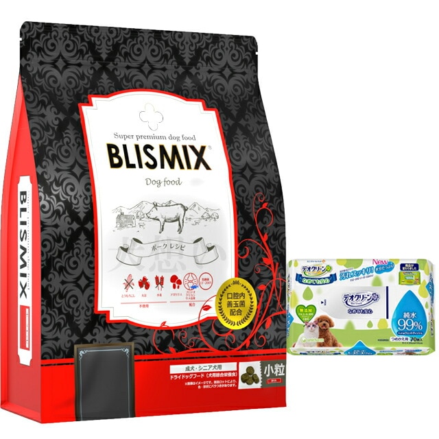 ブリスミックス ポーク 小粒 3kg【犬想いオリジナルセット】【デオクリーン付】【正規品】