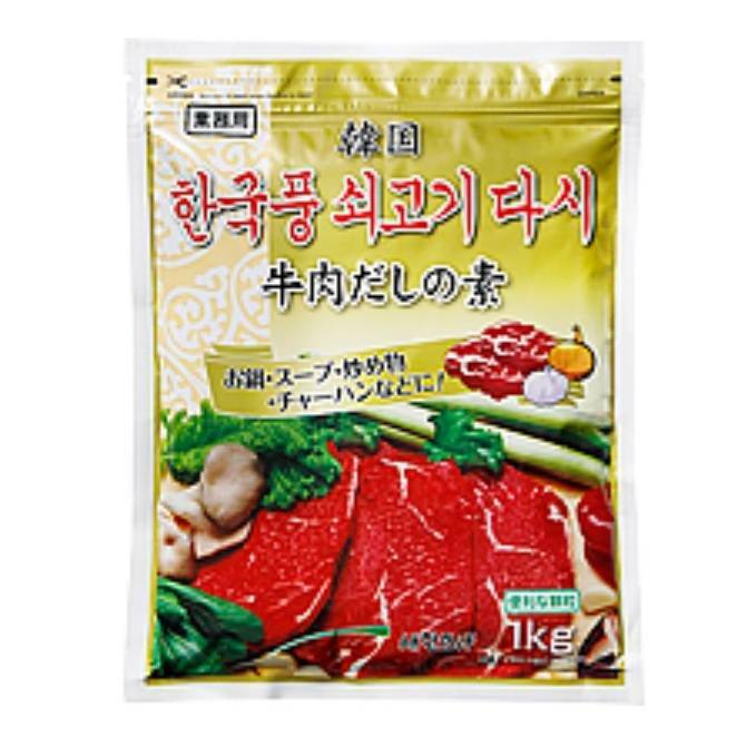 韓国牛肉だしの素　1ｋｇ【10袋セット】業務用 レストラン