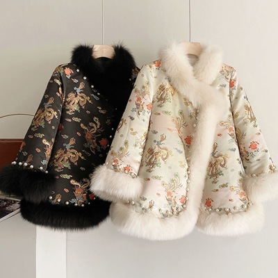 ブルゾン ジャケット秋冬 アウタ プードルファージャケットもこもこプードルボア風ふわふわファーコート4