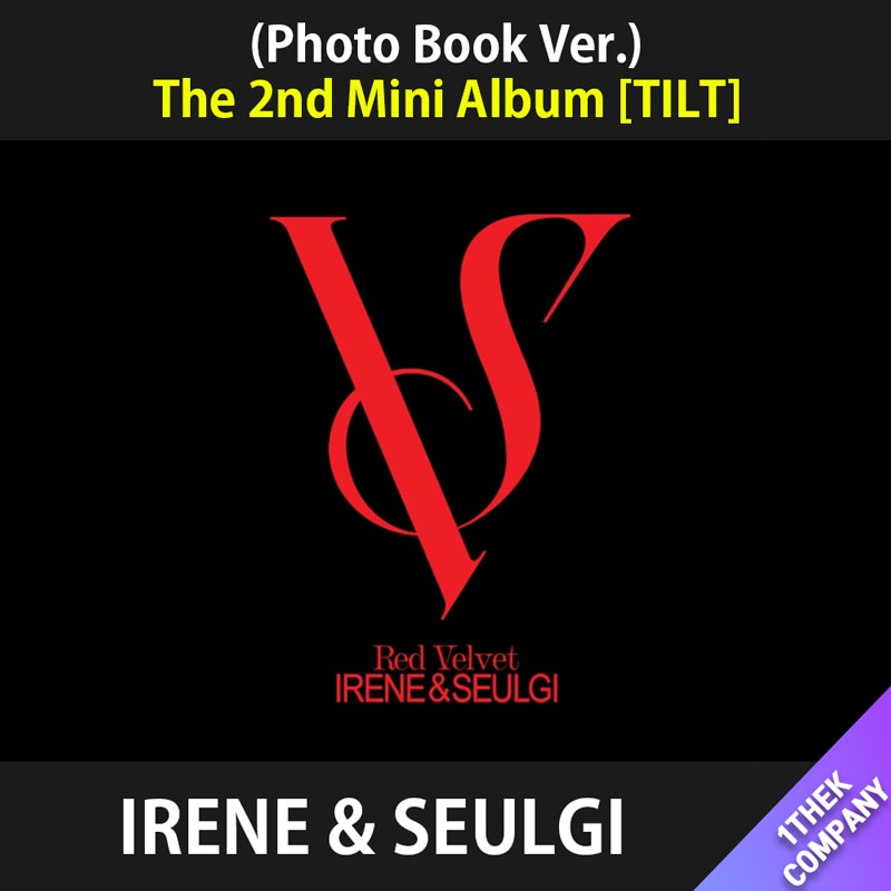 [３種セット]（オンライン特典）(Photo Book Ver.) Red Velvet - IRENE & SEULGI The 2nd Mini Album [TILT]