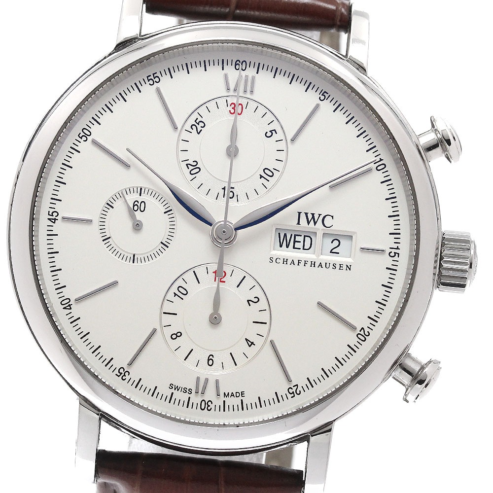 IWC IWC SCHAFFHAUSEN IW391007 ポートフィノ クロノグラフ 自動巻き メンズ 保証書付き_951413【中古】