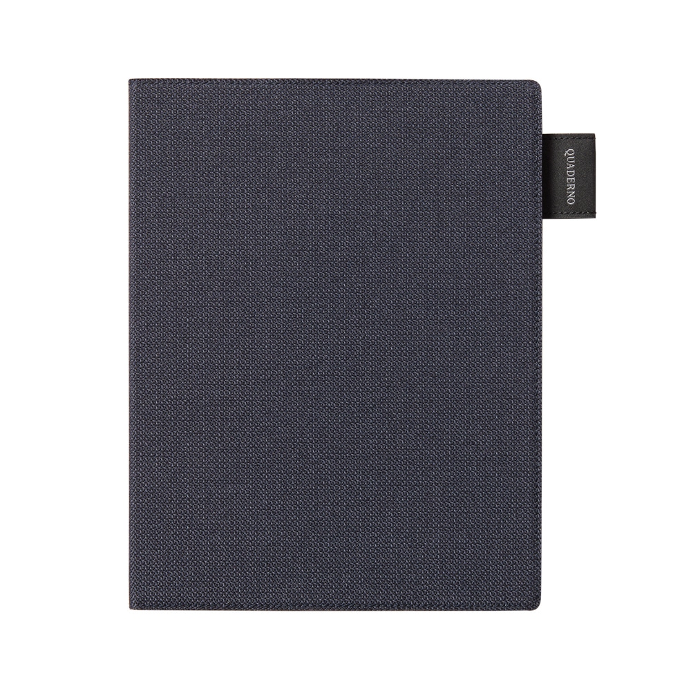富士通 QUADERNO(クアデルノ)(Gen.2) A5サイズ用 ファブリック素材カバー（ブルーブラック） FMVCV51BK