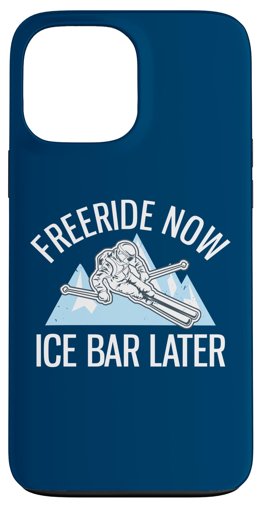 パウダースキー フリーライディング フリーライド ナウ アイスバー 後で スマホケース iPhone 13 Pro Max 用