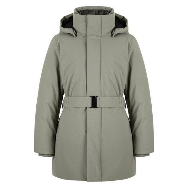 MG01 [25FW 30%イベント] 女性コート型ミドル丈重量ストレッチフード脱（S42511205）