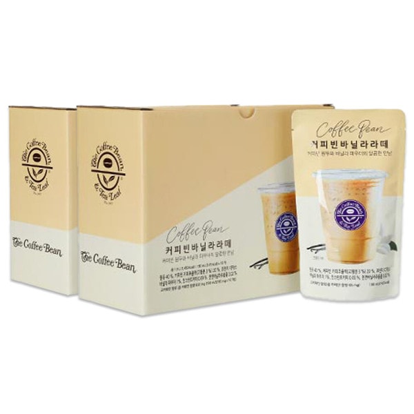 Coffee Bean Vanilla Latte バニララテ液状コーヒー ポーチ 190mlX20個(2箱)