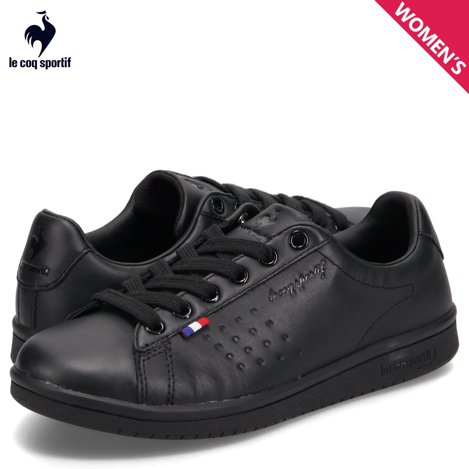 スニーカー ラ ローラン レディース 防水 ブラック 黒 LU4FRS53UZ