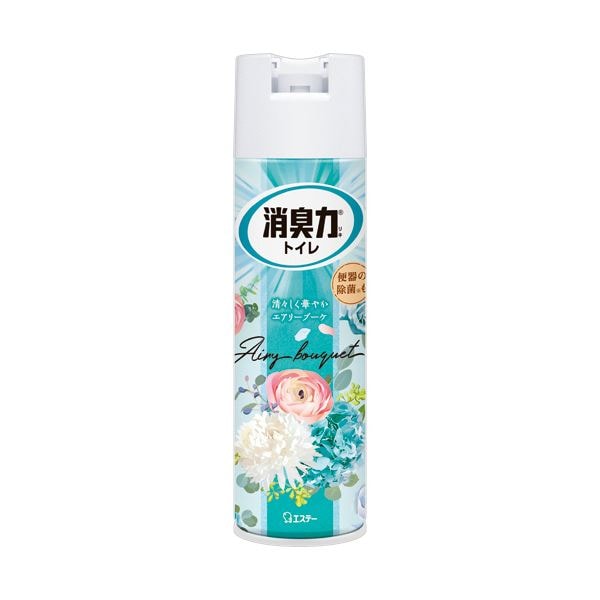 （まとめ） エステートイレの消臭力スプレー エアリーブーケ 365mL 1セット（3本） [x5セット]