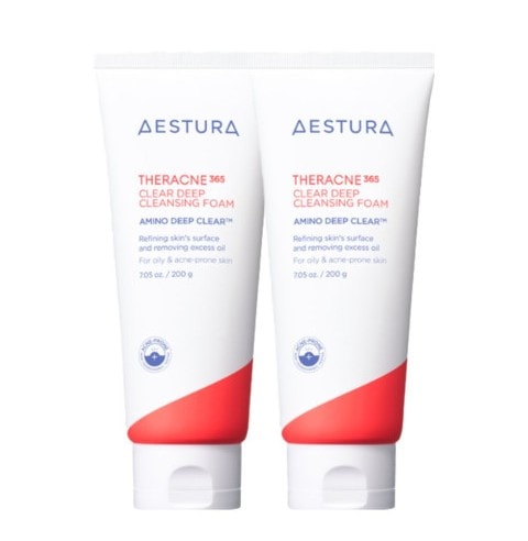 テラクネ365 クリア ディープ クレンジングフォーム, 200ml, 2個