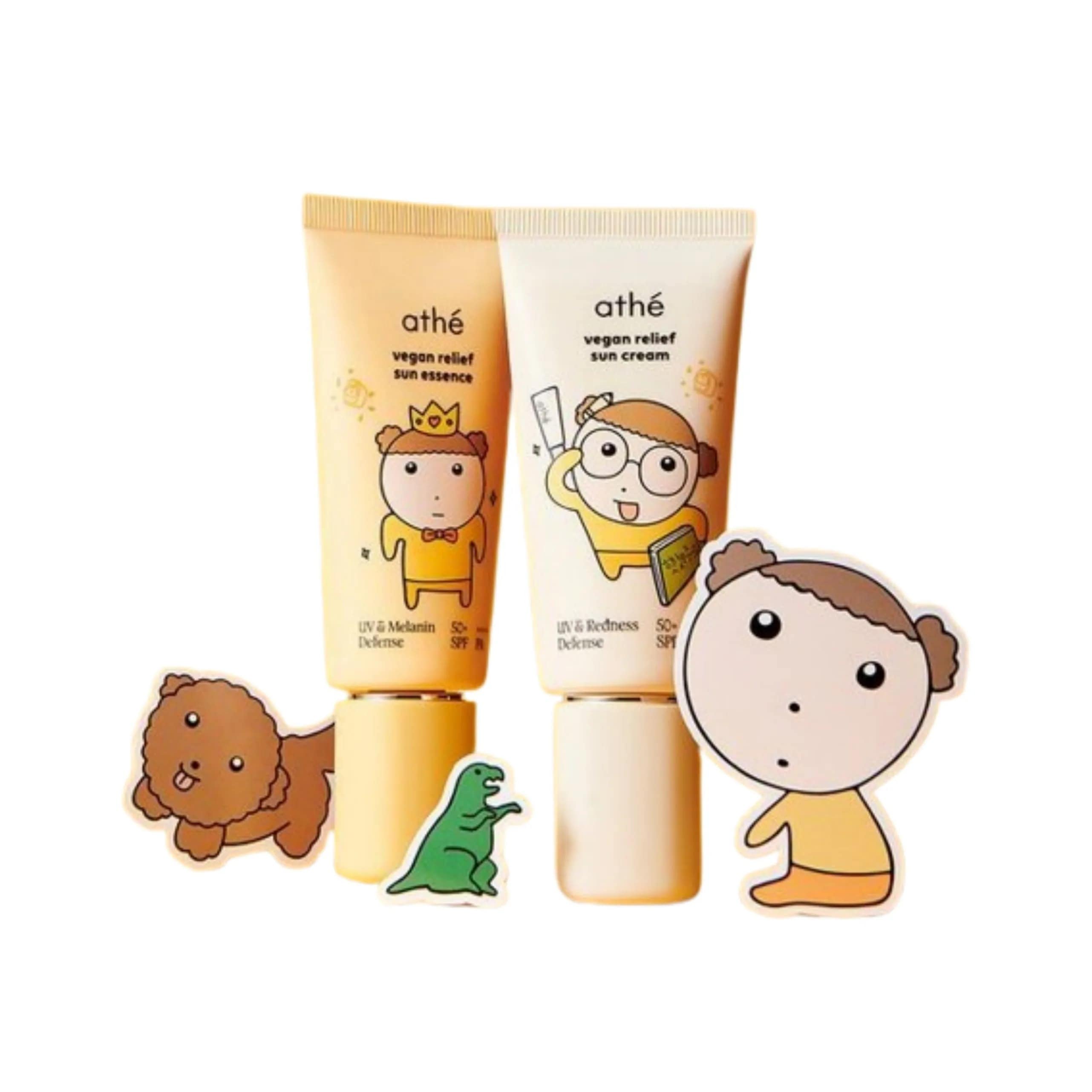 [25SS/New](マルの共用器+ステッカー+35ml贈呈) ビーガン リリーフ 日焼け止め 床企画 2種 #SPF50+ #PA++++