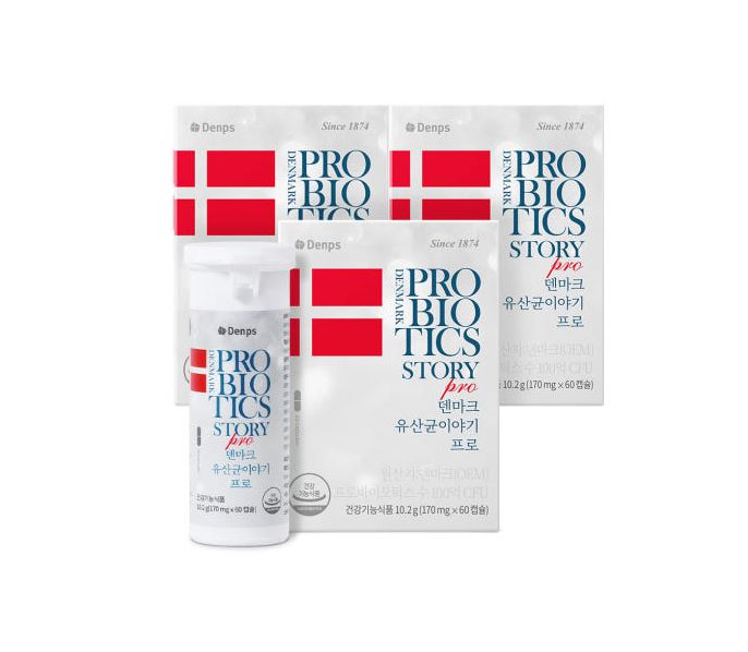[1+1+1] Denps デンマークプロバイオティクスストーリープロ 60カプセル（2ヶ月分）