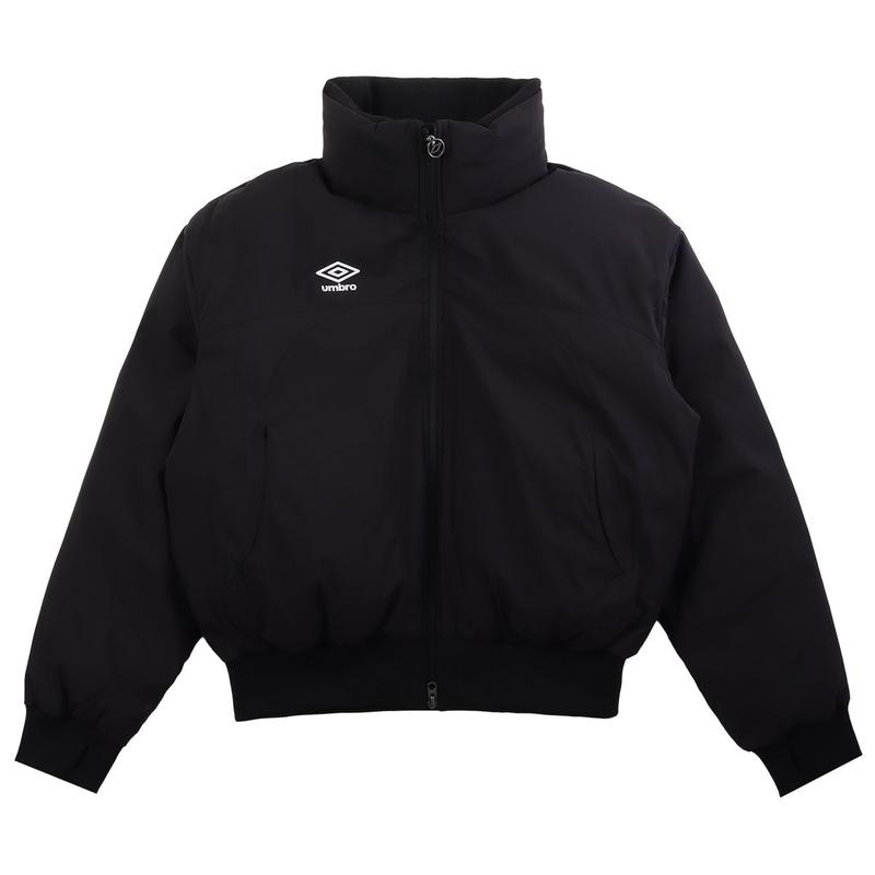 女性 ウーマンズ スタンネック パディング ジャケット UQ422SPJO3 BLK