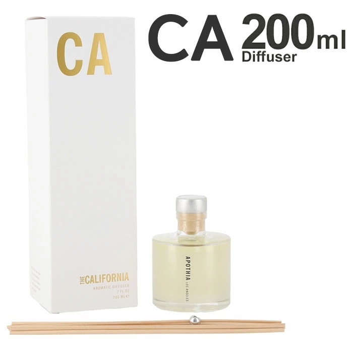 アポーシア ディフューザー 200ml ルームフレグランス 芳香剤 部屋 スティック おしゃれ カリフォルニア リビング 寝室