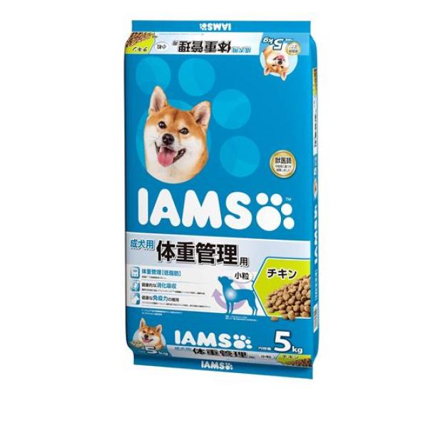 (IAMS) ドッグフード 成犬用 体重管理用 チキン 小粒 5kg