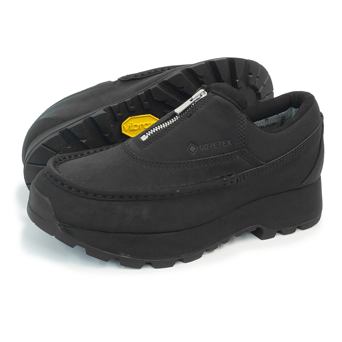 シューズ スニーカー メンズ レディース ホーンド ジップ モカシン ゴアテックス NF52447 KK TNFブラック×TNFブラック