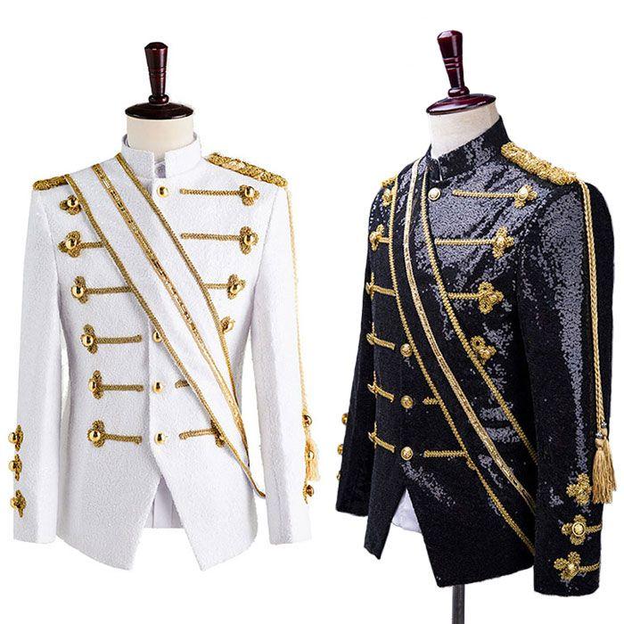 スパンコールジャケット メンズ ジャケット 舞台衣装 ステージ 欧米風 演出服 宮廷風 古典 スパンコール DJ クラブ パーティー コスプレ 仮装 合唱 団体服 お揃